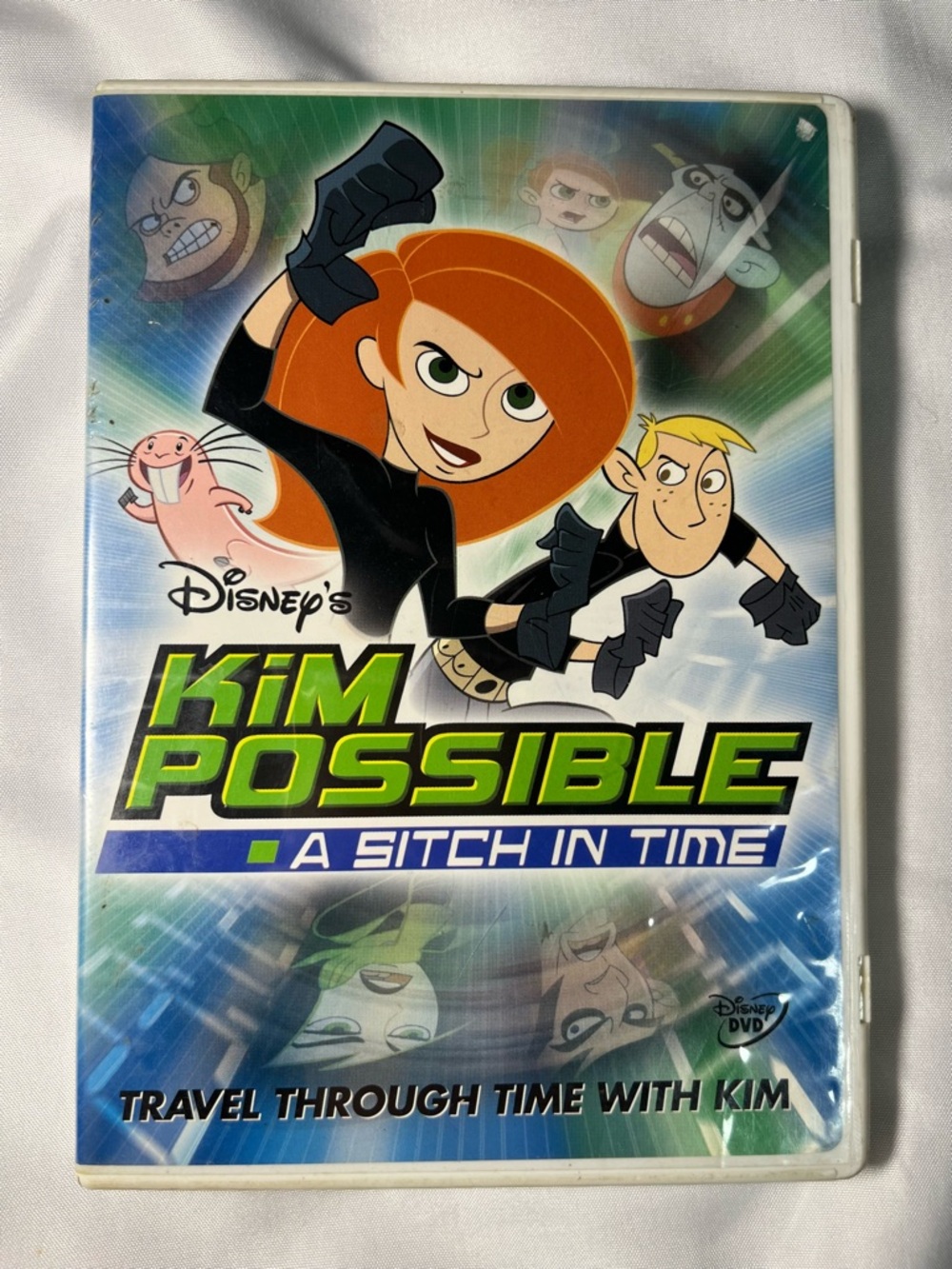 Kim Possible A Sitch in Time DVD 2004 Disney Channel Y2K Movie